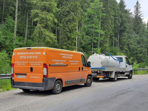 Vidanjare fose Desfundare canalizare inspectii video